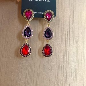 3 tone Boutique earrings